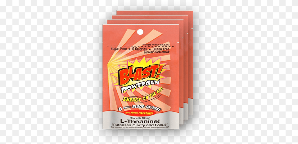 Out Of Stocksale Buy 2 Get 2 Blood Orange Flavor Blast Power Gum Blast Power Gum Blood Orange Flavor, Advertisement, Poster, Mailbox Free Png Download