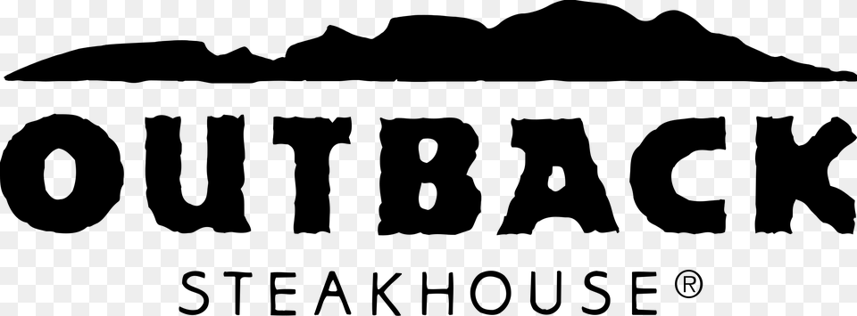 Outback Steakhouse Logo Black And White Outback Steakhouse Logo Black, Gray Free Png Download