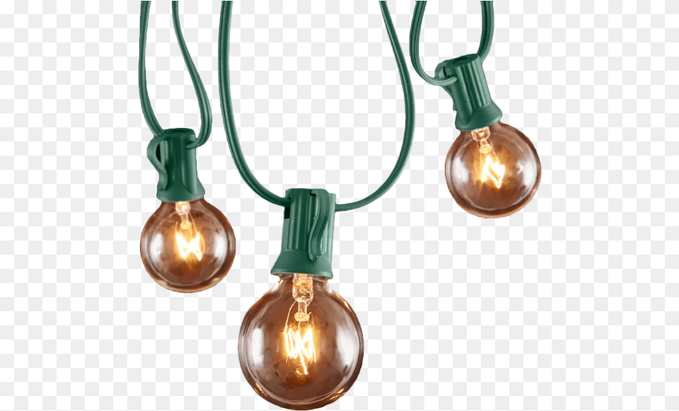 Outdoor 25 Bulb Globe String Lights Incandescent Light Bulb, Lightbulb, Smoke Pipe Png