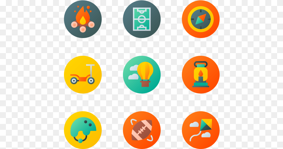 Outdoor Activities Safety Icon Vector, Light Free Png Download