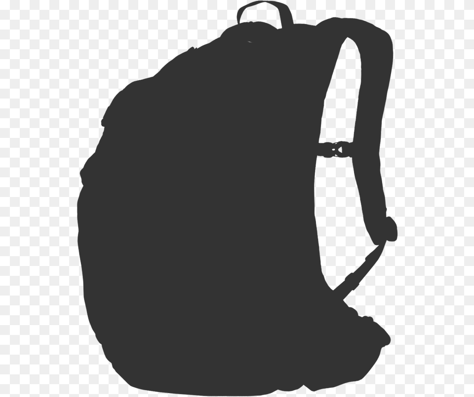 Outdoor Backpack Clipart Backpack, Gray Png