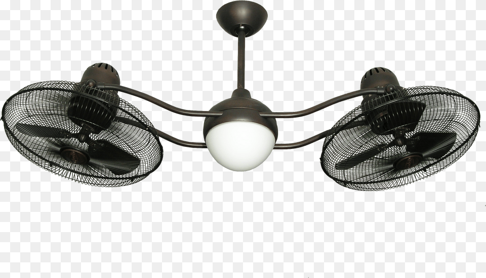 Outdoor Caged Ceiling Fan With Light, Light Fixture, Appliance, Ceiling Fan, Device Free Png Download