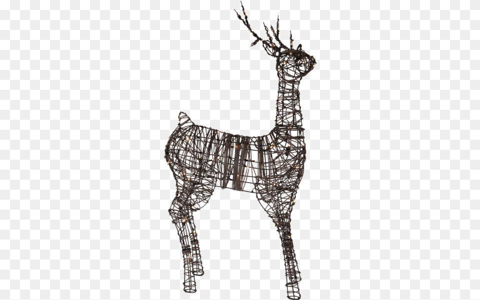 Outdoor Decoration Vixen Julbelysning Utomhus Djur, Animal, Deer, Mammal, Wildlife Free Transparent Png