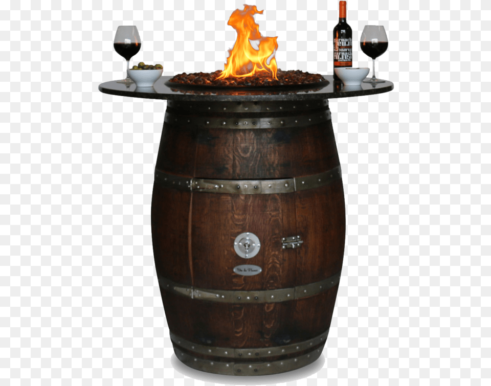 Outdoor Fire Pits Northwest Metalcraft Wine Barrel Fire Pit Lowes, Keg Free Png