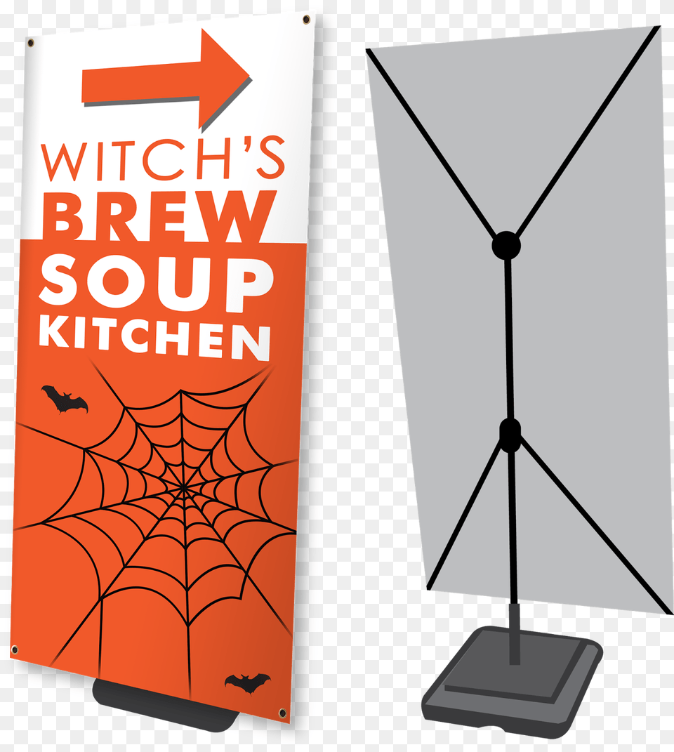 Outdoor Halloween Banner Stands, Advertisement, Text, Poster Free Png