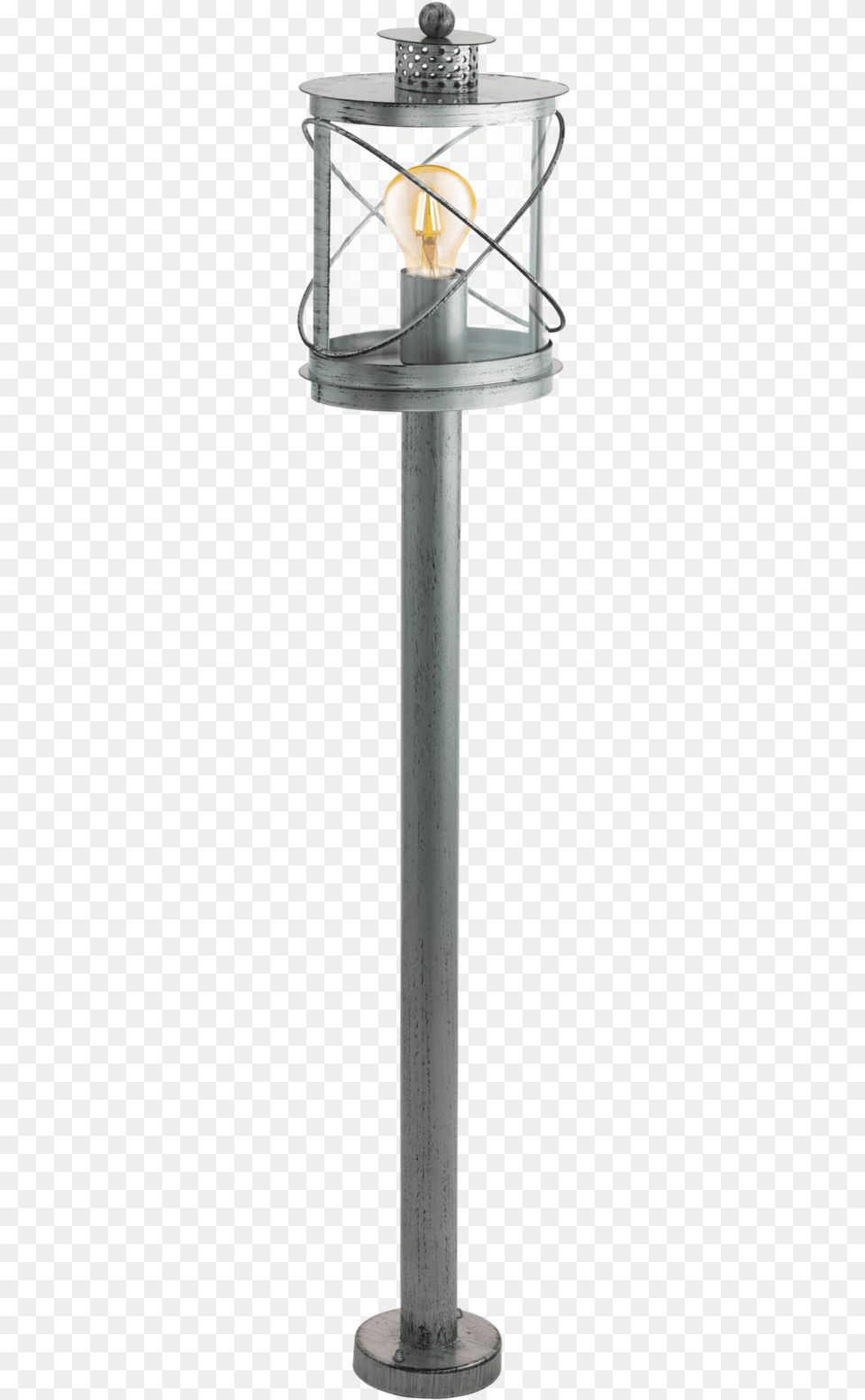 Outdoor Lampost Tall Silver Eglo Zewntrzne Hilburn Lamp, Lighting Free Png