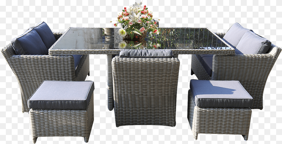 Outdoor Rattan Set, Table, Coffee Table, Dining Table, Furniture Free Png Download