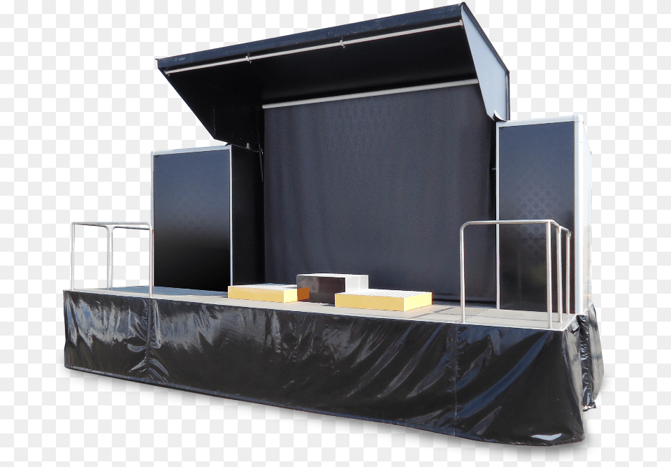 Outdoor Stage Architecture, Furniture, Kiosk, Table, Mailbox Free Png Download