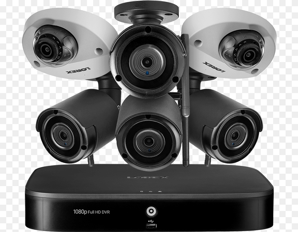 Outdoor Surveillance System With 2 Hd 1080p Cameras Wireless Security Camera, Electronics, Webcam Png Image
