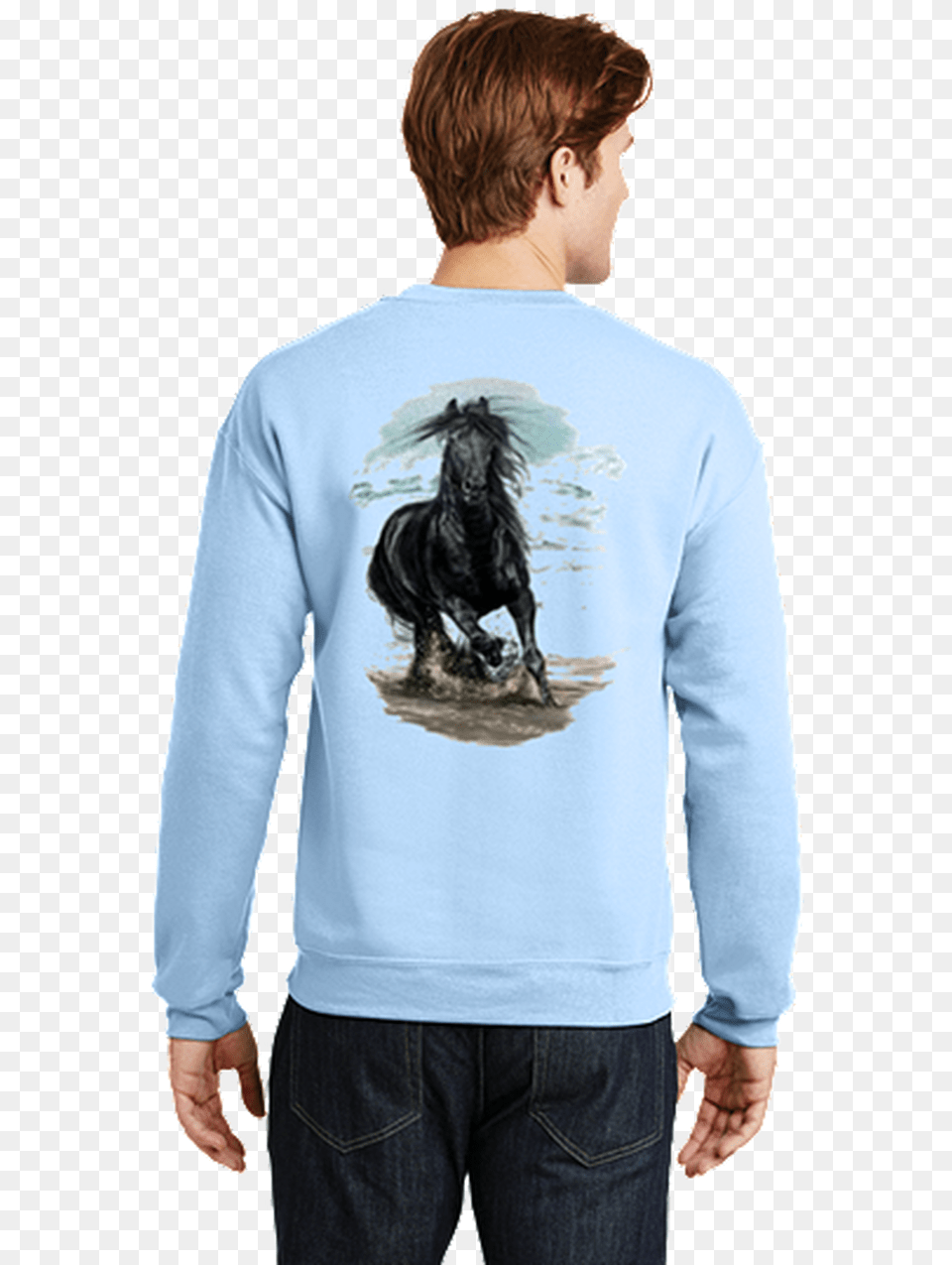 Outer Banks Wild Horse Sweatshirt Outer Banks, Long Sleeve, Sweater, Clothing, Sleeve Png