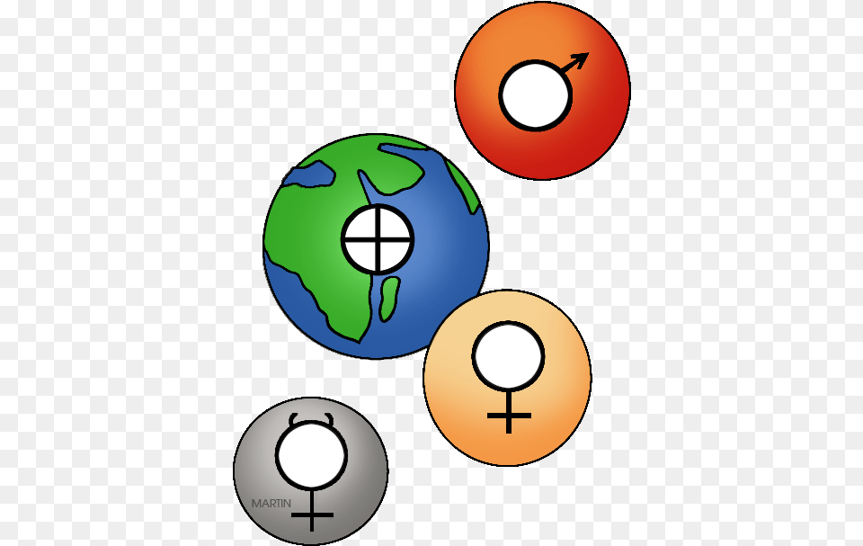 Outer Space Clip Art By Phillip Martin Inner Planets Inner Planet Clipart, Sphere, Astronomy, Outer Space, Globe Png Image