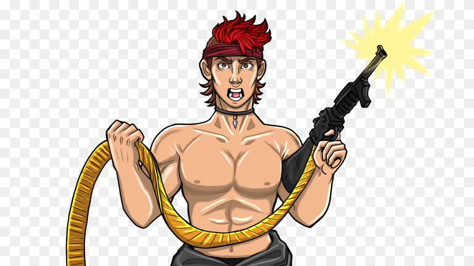 Outfoxed As Rambo, Adult, Male, Man, Person Free Transparent Png