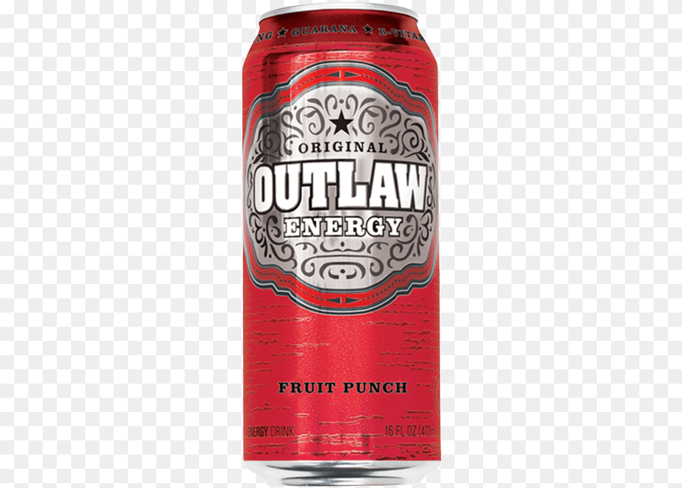 Outlaw Energy Fruit Punch Outlaw Energy Drink, Alcohol, Beer, Beverage, Lager Free Png Download