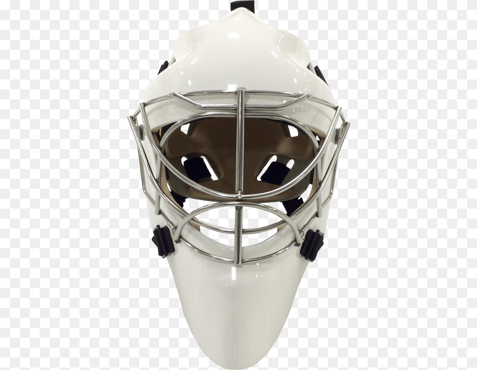 Outlaw Front Masked Goaltender Mask, Helmet, American Football, Football, Person Free Png