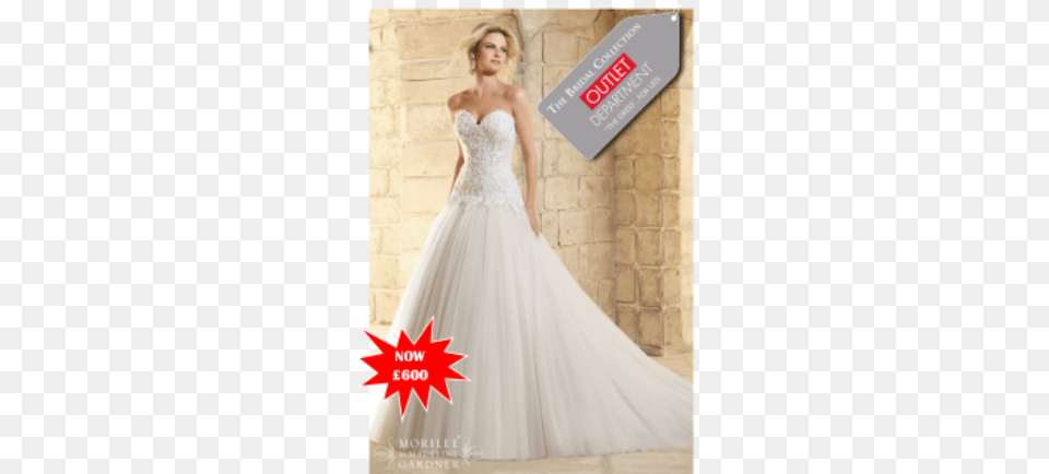 Outlet Gowns Are Constantly Sold And Added But Here Mori Lee Encrusted Bodice Princess Wedding Dress, Clothing, Fashion, Formal Wear, Gown Free Png