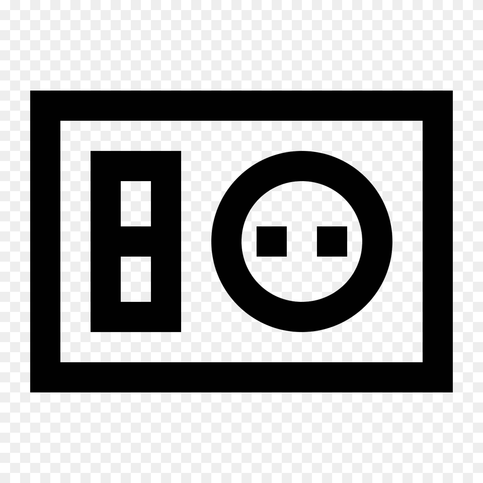 Outlet Switch Icon, Gray Free Transparent Png