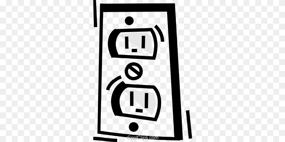 Outlets And Receptacles Royalty Vector Clip Art Illustration, Electrical Device, Electrical Outlet, Gas Pump, Machine Free Png Download