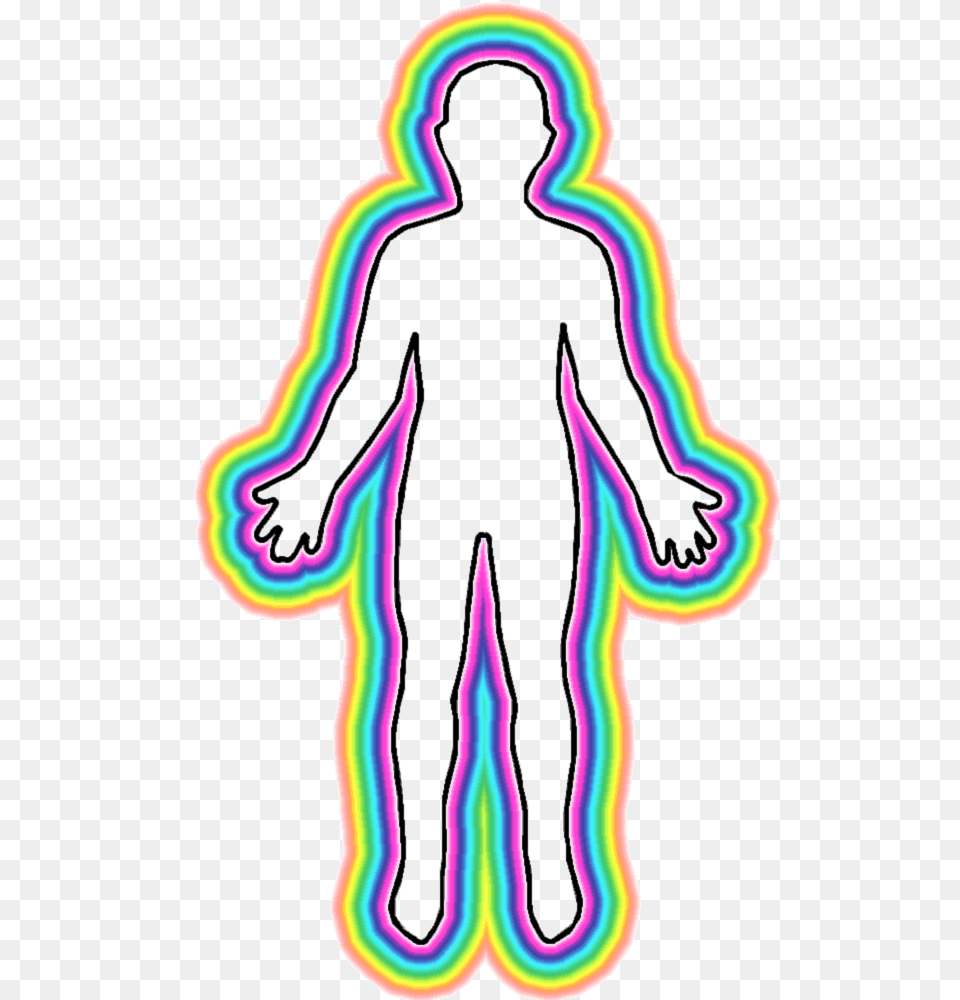 Outline Body Aura, Art, Person Png
