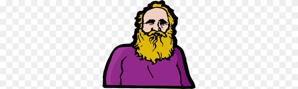 Outline Clipart, Beard, Face, Head, Person Free Transparent Png