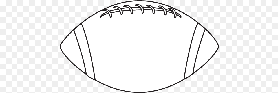 Outline Football Clipart Black And White Transparent Background Black Football Clipart, Rugby, Sport, Ball, Rugby Ball Png