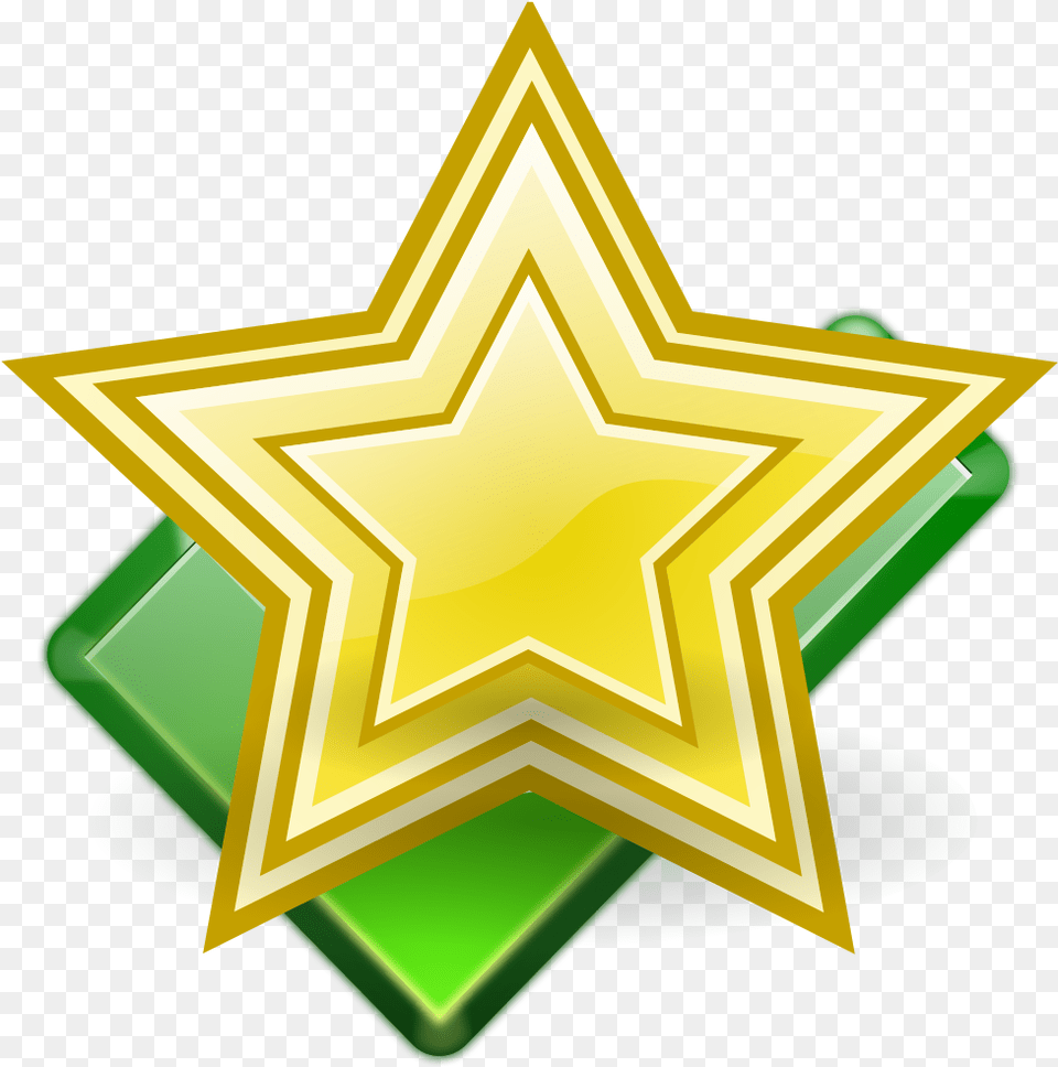 Outline Image Of Trophy, Star Symbol, Symbol, Cross, Gold Free Png
