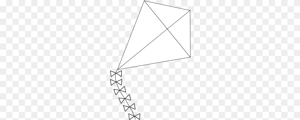 Outline Of A Kite, Toy Free Png Download