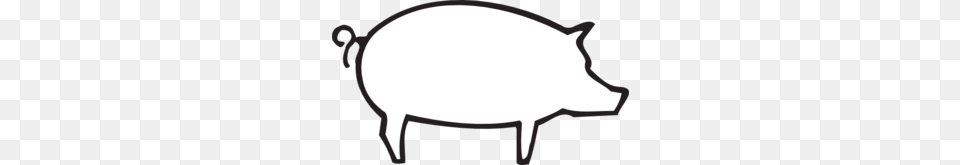 Outline Of A Pig, Animal, Boar, Hog, Mammal Free Png Download