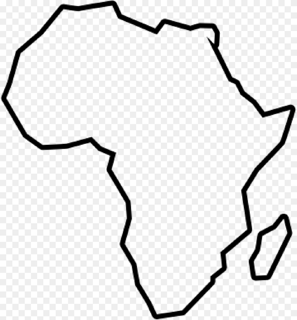 Outline Of Africa Vector Transparent Library Africa39s Great Rift Valley Is Found, Gray Free Png Download