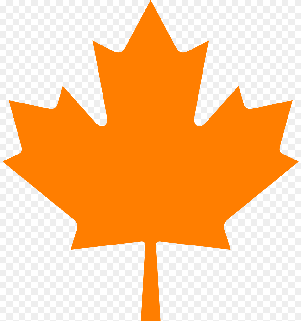 Outline Of Canadian Maple Leaf, Plant, Maple Leaf, Cross, Symbol Png