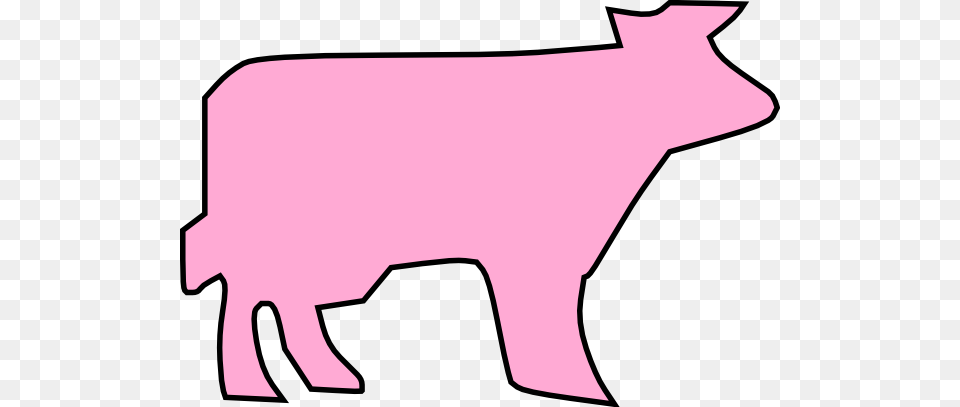 Outline Of Cow, Animal, Hog, Mammal, Pig Free Transparent Png