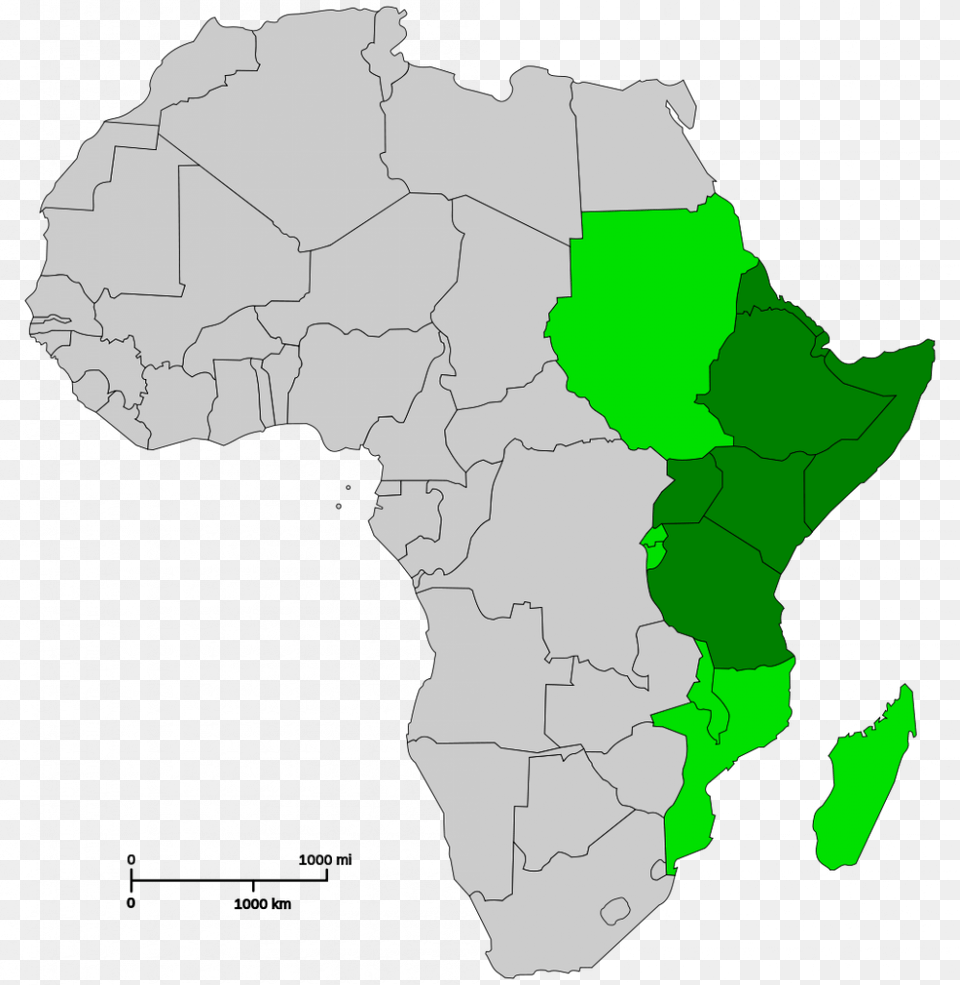 Outline Of East Africa, Chart, Map, Plot, Atlas Png Image