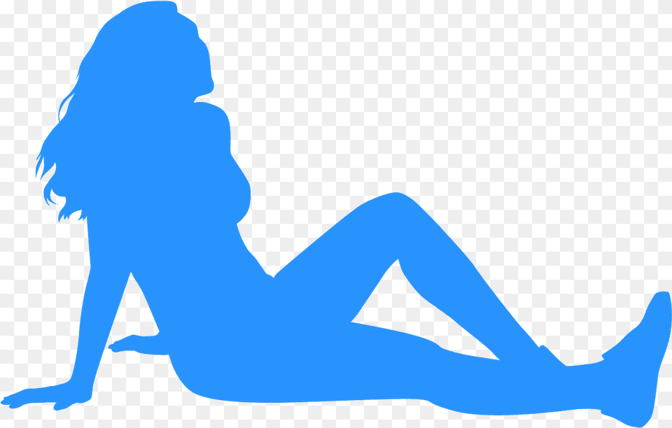 Outline Of Person Sitting, Clothing, Swimwear, Adult, Female Free Png Download