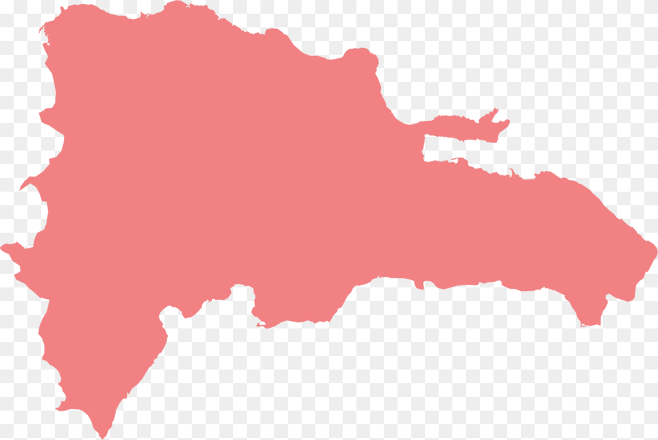 Outline Of The Dominican Republic Map, Chart, Plot, Atlas, Diagram Free Transparent Png