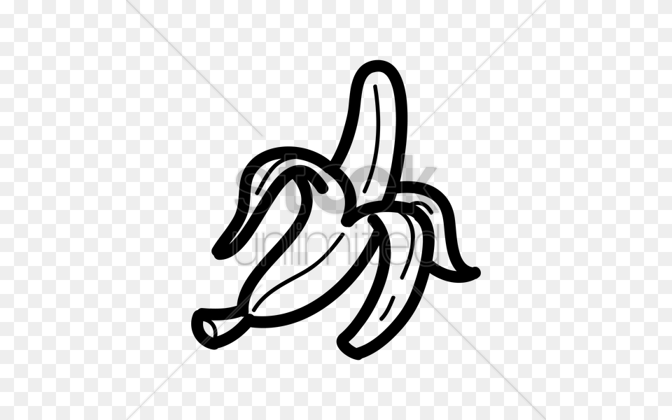 Outline Peeled Of A Banana Clipart T Shirt Banana Clip Outline Peeled Of A Banana, Lighting, City, People, Person Free Png Download