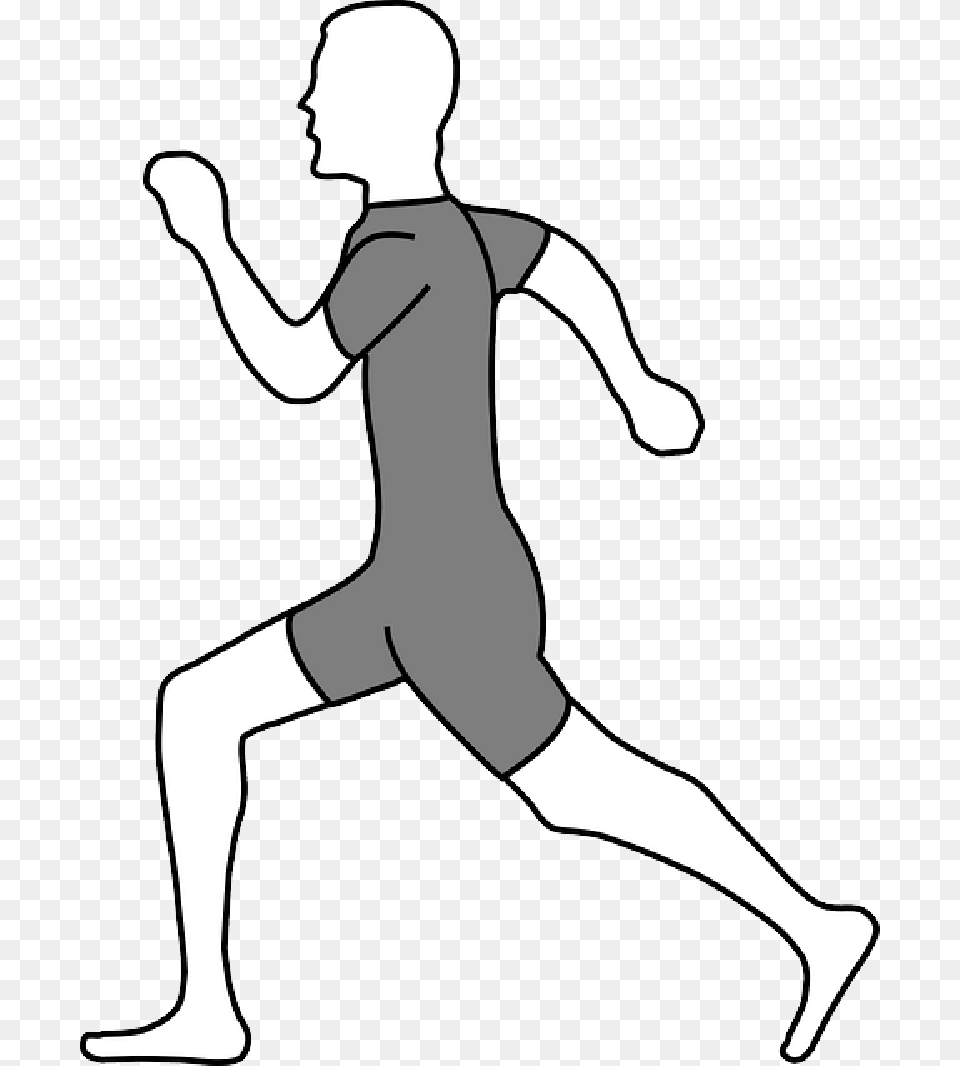Outline People Man Guy Sport Person Human Running Man Clip Art, Dancing, Leisure Activities, Head Free Png Download