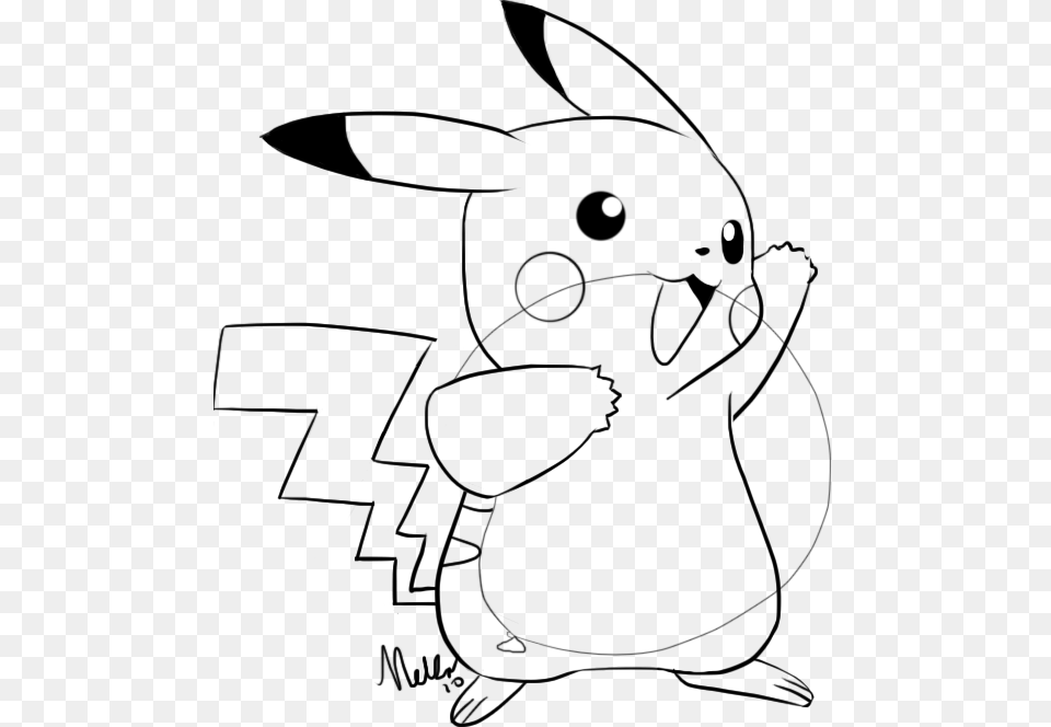 Outline Pictures Of Pikachu, Firearm, Weapon, Gun, Rifle Free Png