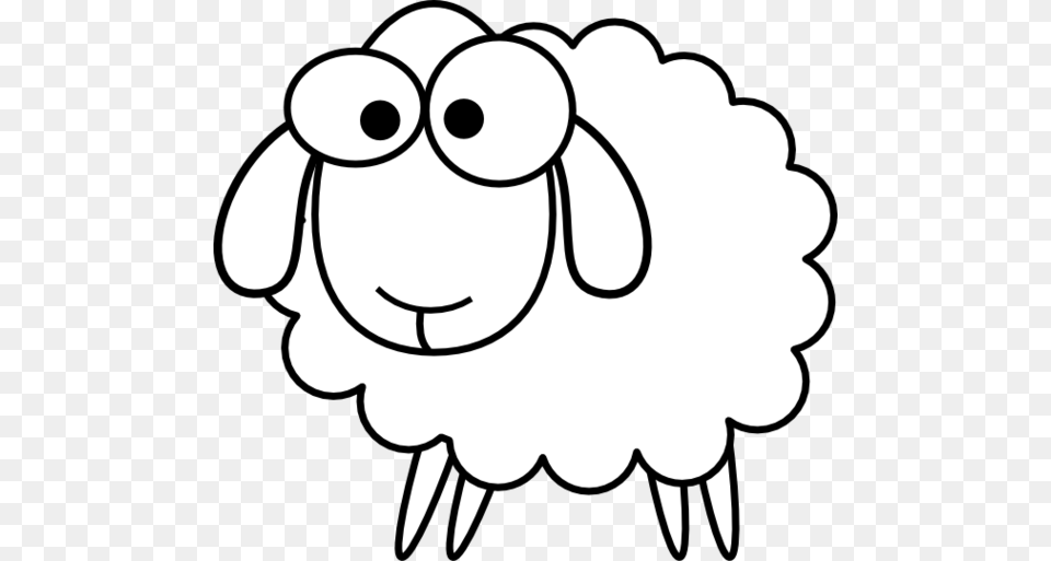 Outline Sheep Clip Art Vector Online Royalty Drawing, Livestock, Baby, Person, Animal Free Transparent Png