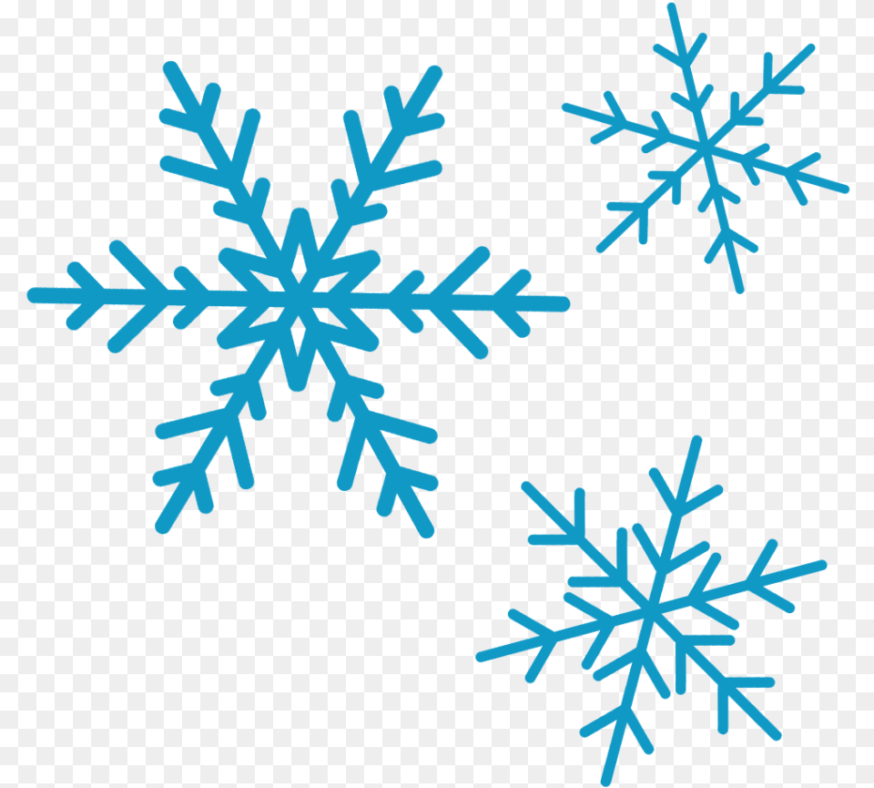 Outline Snowflake Clipart Black And White, Nature, Outdoors, Snow, Animal Free Png Download