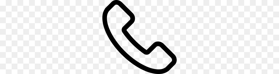 Outlined Phone Icon, Smoke Pipe, Electronics Png Image
