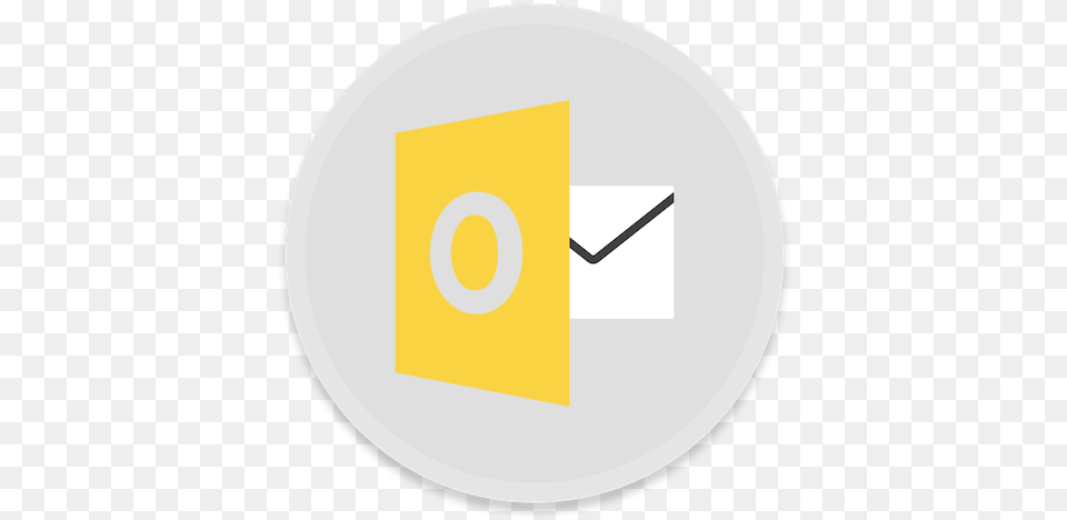 Outlook Icon Download Circle Free Png