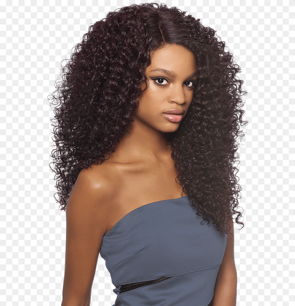 Outre Lace Front Wig Batik Dominican Curly Bundle Hair Wig, Adult, Person, Formal Wear, Female Free Png Download