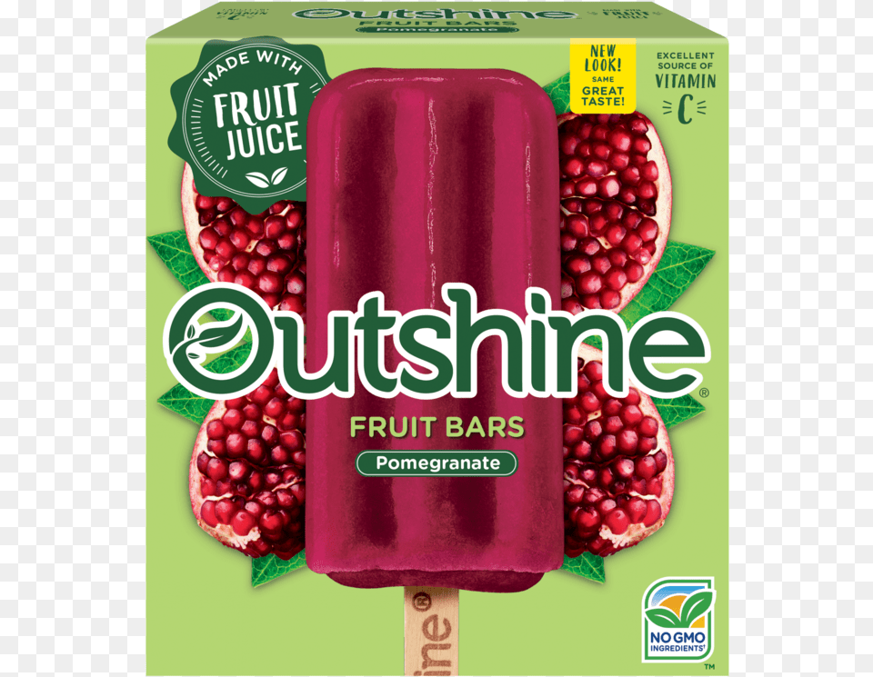 Outshine Pomegranate Popsicles, Food, Fruit, Plant, Produce Free Transparent Png