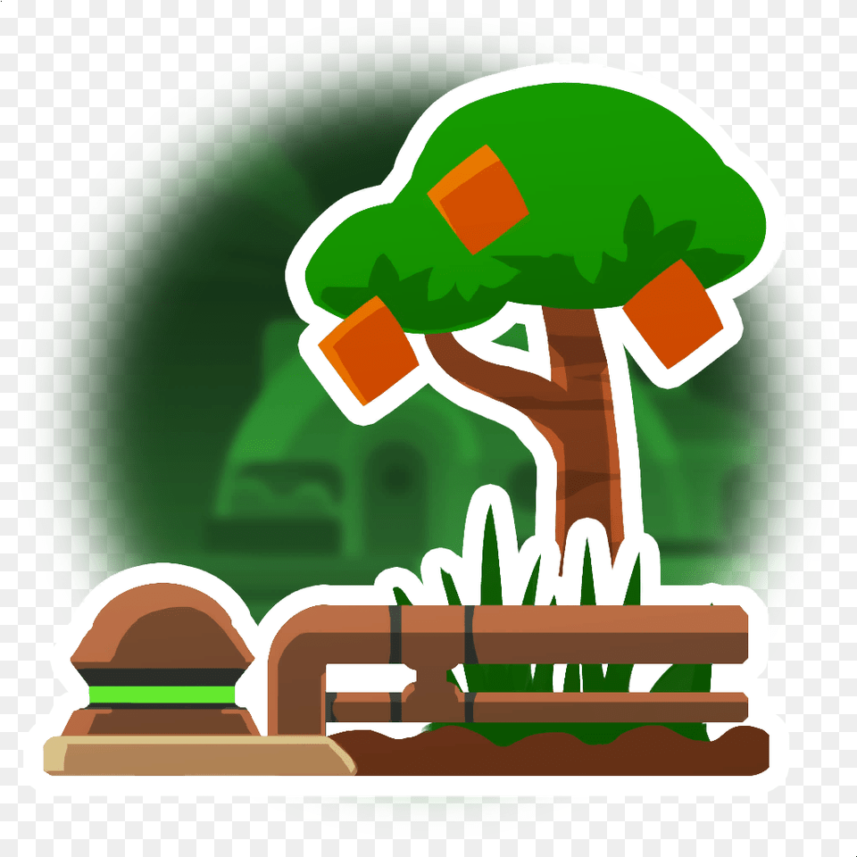 Outside Clipart Big Garden Transparent Slime Rancher Cuberry Tree, Green Png