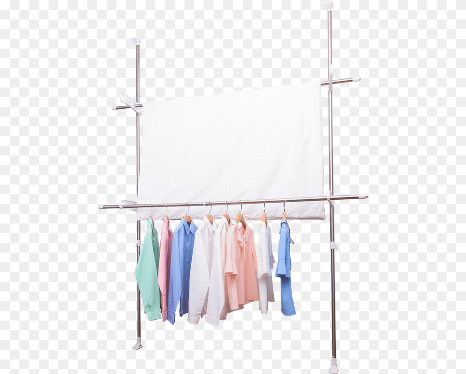 Outside The Window Balcony Clothes Pole Telescopic Banner, Drying Rack Png