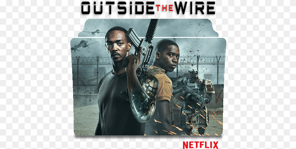 Outside The Wire 2021 Movie Folder Icon Filme De Netflix 2021, Adult, Person, Man, Male Free Png