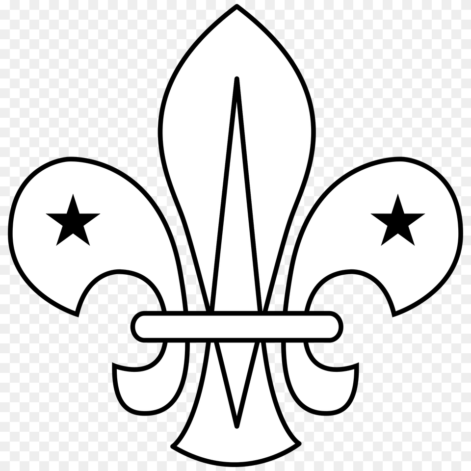 Outstanding Fleur De Lis Coloring, Symbol, Emblem Free Png Download