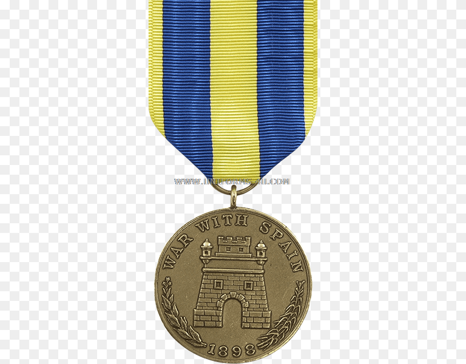 Outstanding Volunteer Service Ribbon, Gold, Gold Medal, Trophy, Accessories Png Image