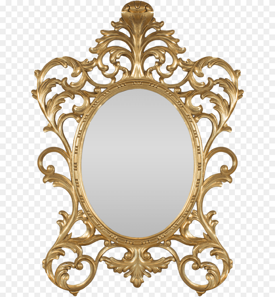 Oval Baroque Frame, Mirror, Photography, Chandelier, Lamp Free Png