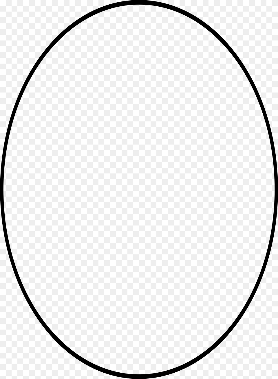 Oval Black And White Transparent Oval Black And White, Gray Free Png