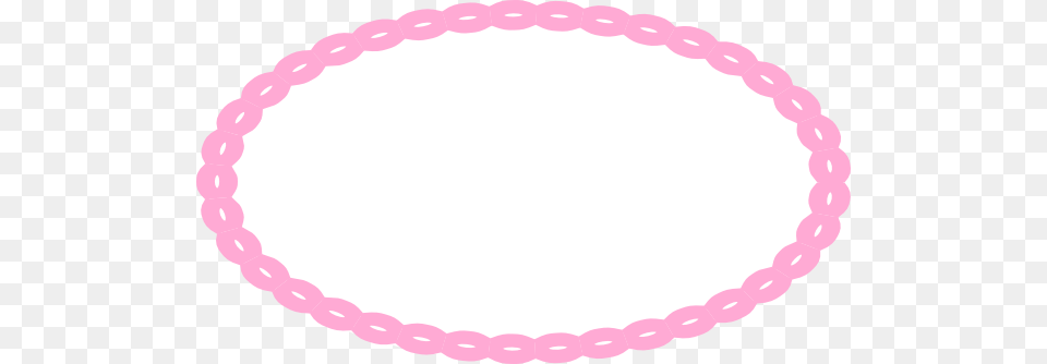 Oval Braid Pink Clip Art, Accessories, Bracelet, Jewelry, Necklace Png